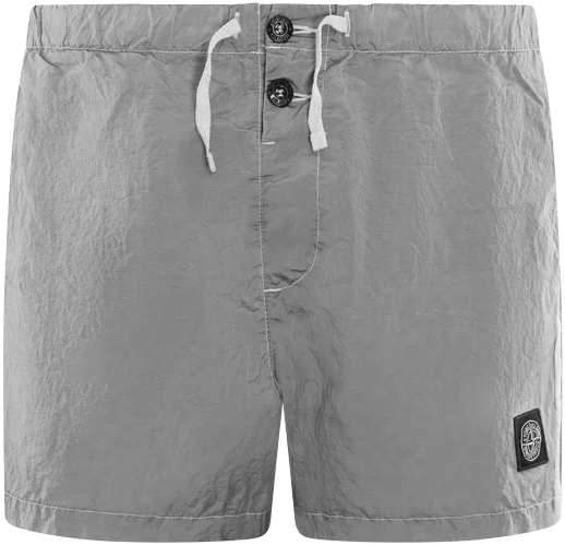 Stone Island Heren Compasslogo Short Grijs Grijs