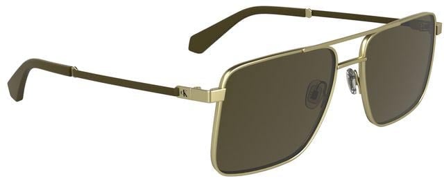Calvin Klein Calvin Klein Oro Metallo Men Sunglass Goud