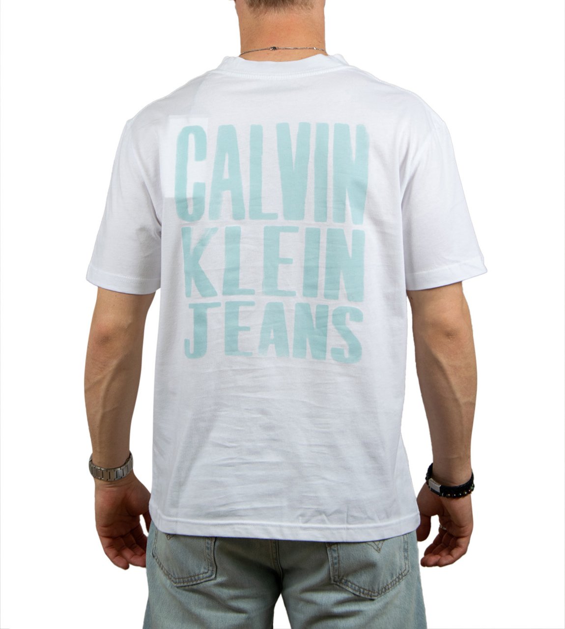 Calvin Klein Calvin Klein Jeans Painted Calvin Klein Jeans Tee Wit