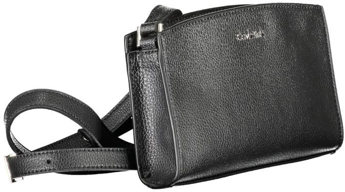 Calvin Klein Calvin Klein Black Polyester Women Shoulder Bag Zwart