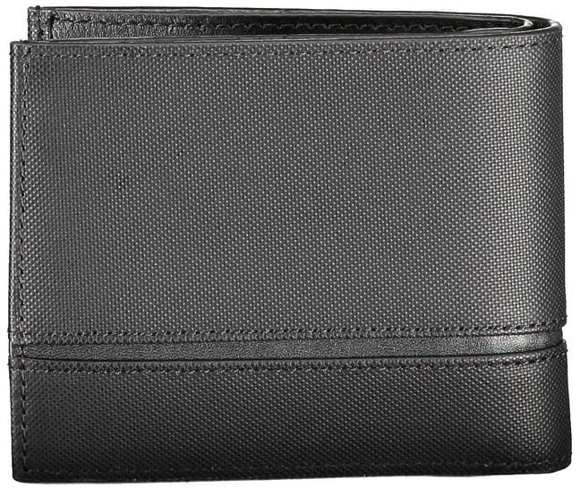 Calvin Klein Nero Leather Men Wallet Zwart