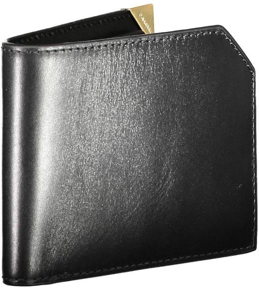 Calvin Klein Nero Leather Men Wallet Zwart