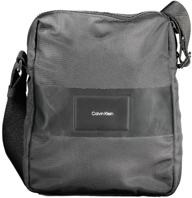 Calvin Klein Nero Polyester Mens Shoulder Bag Zwart
