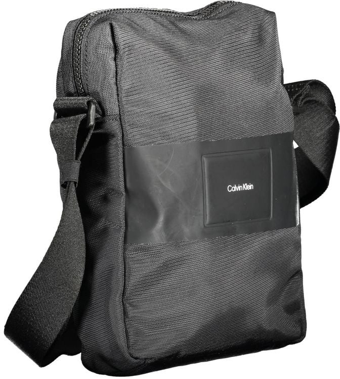Calvin Klein Nero Polyester Mens Shoulder Bag Zwart