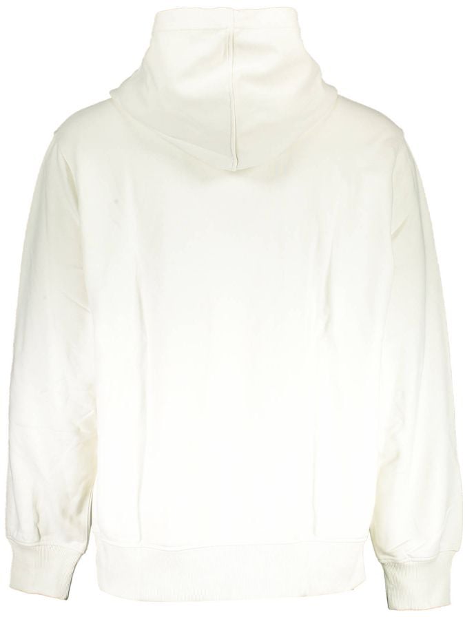 Calvin Klein White Cotton Men's Sweatshirt Wit