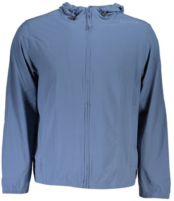 Calvin Klein Blue Polyester Men's Sweatshirt Zwart