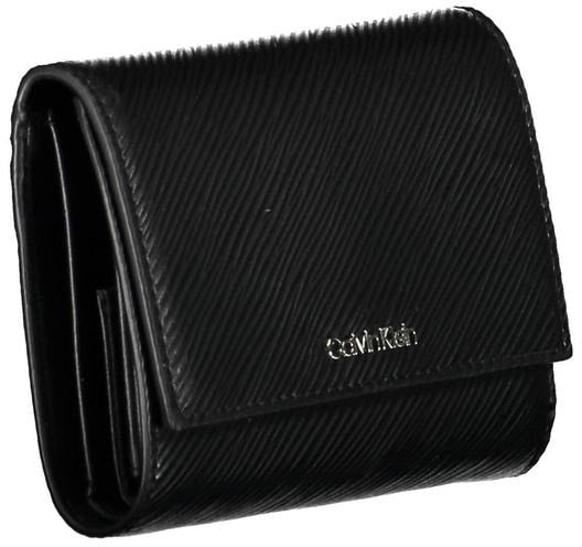 Calvin Klein Black Polyurethane Women Wallet Zwart