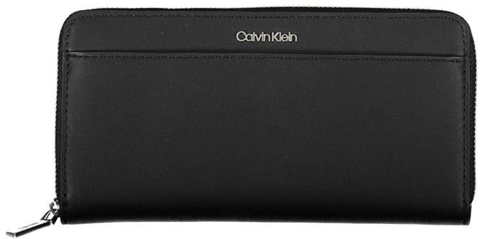 Calvin Klein Black Polyethylene Women Wallet Zwart