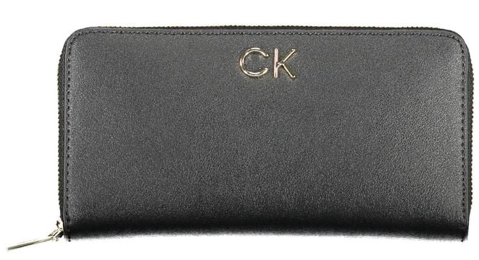 Calvin Klein Calvin Klein Black Polyethylene Women Wallet Zwart