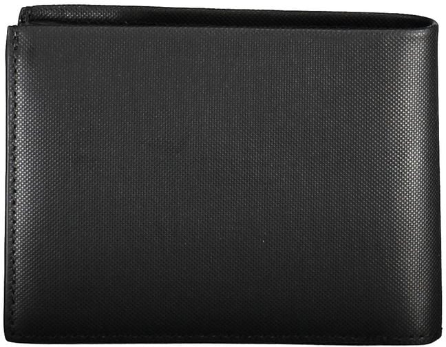 Calvin Klein Black Leather Men Wallet Zwart