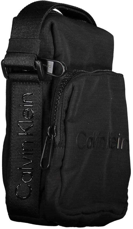 Calvin Klein Nero Nylon Men Shoulder Bag Zwart
