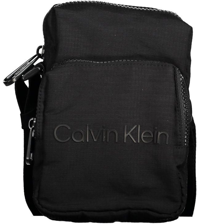 Calvin Klein Nero Nylon Men Shoulder Bag Zwart