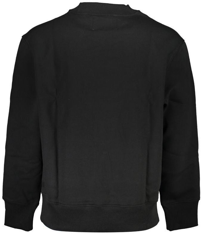 Calvin Klein Calvin Klein Black Cotton Men's Sweatshirt Zwart