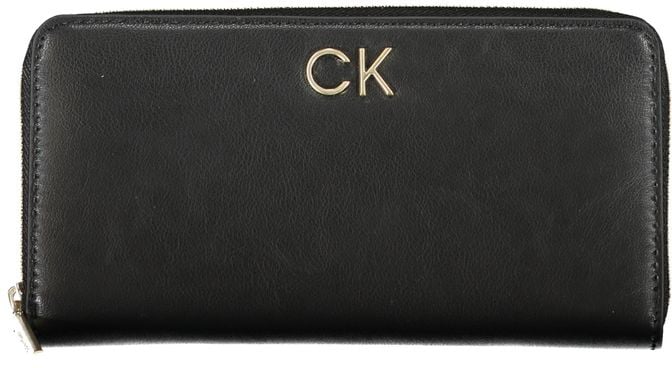 Calvin Klein Calvin Klein Elegant Multi-Compartment Designer Wallet Zwart