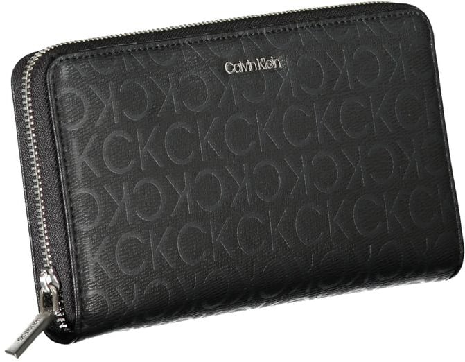 Calvin Klein Calvin Klein Nero Polyester Women Wallet Zwart