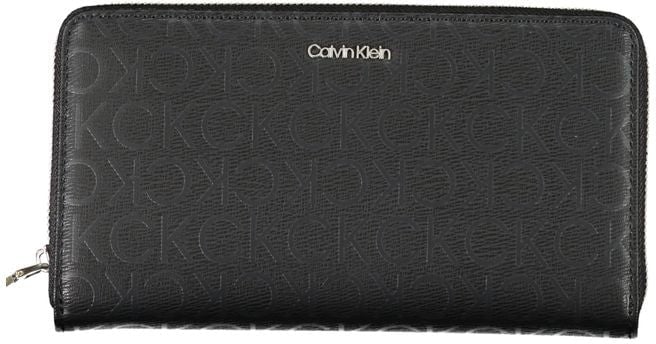 Calvin Klein Calvin Klein Nero Polyester Women Wallet Zwart