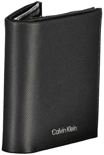 Calvin Klein Calvin Klein Nero Leather Men Wallet Zwart