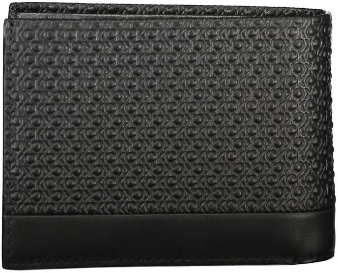 Calvin Klein Calvin Klein Nero Leather Men Wallet Zwart