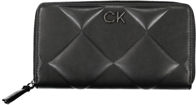 Calvin Klein Calvin Klein Black Polyester Women Wallet Zwart