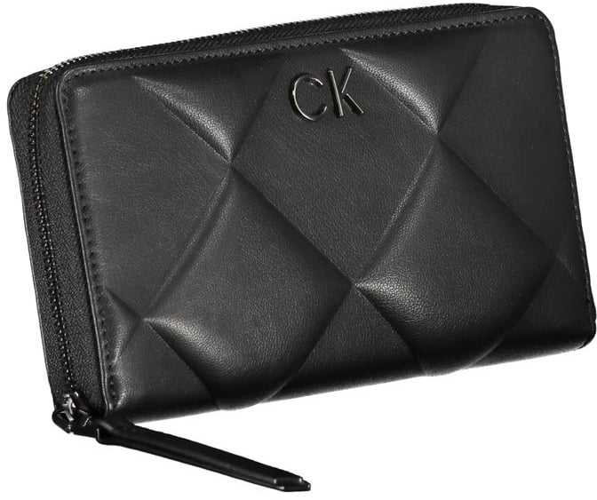 Calvin Klein Calvin Klein Black Polyester Women Wallet Zwart