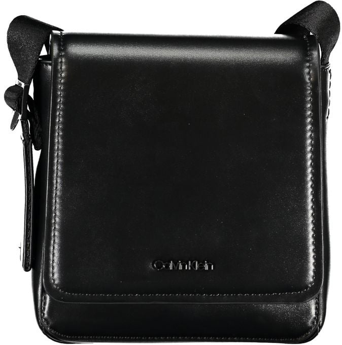 Calvin Klein Calvin Klein Black Polyester Men Shoulder Bag Zwart