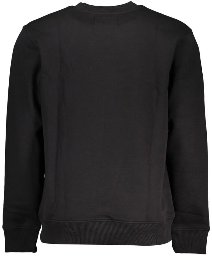Calvin Klein Calvin Klein Black Cotton Men's Sweatshirt Zwart
