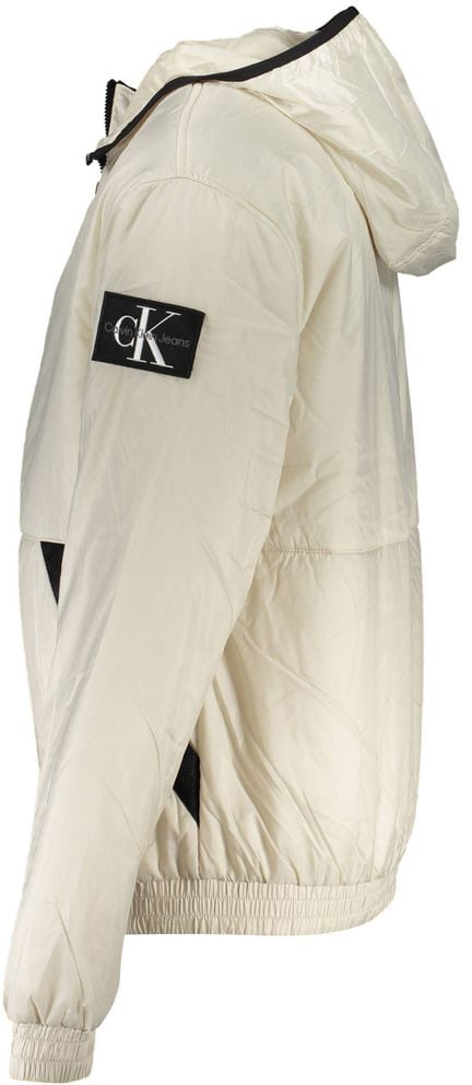 Calvin Klein Beige Recycled Polyester Men's Jacket Beige