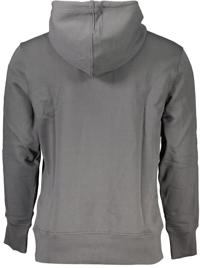 Calvin Klein Elegant Gray Hooded Sweatshirt Grijs