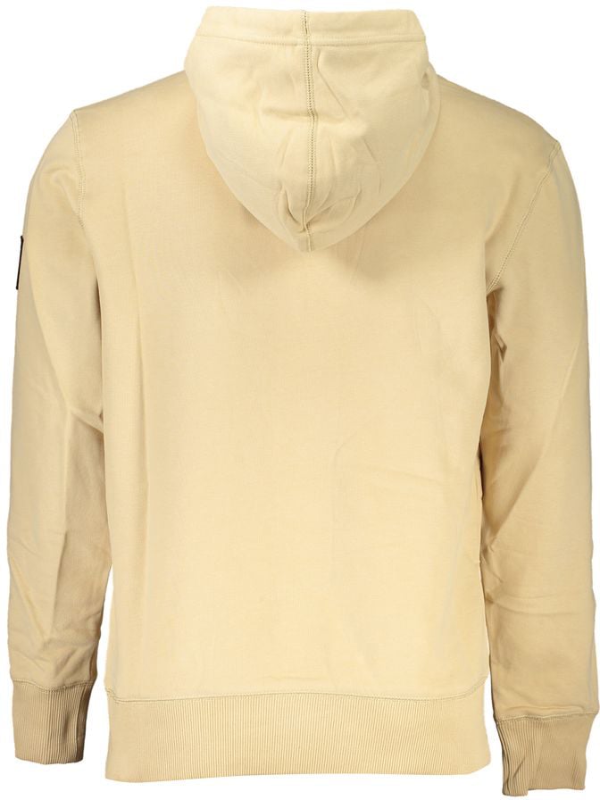 Calvin Klein Beige Cotton Men's Sweatshirt Beige