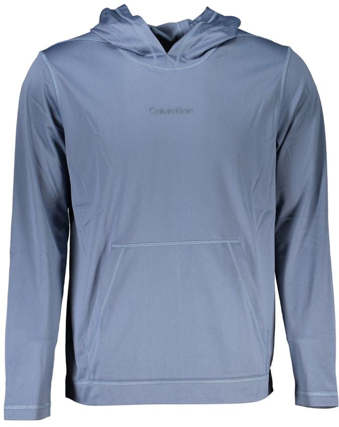 Calvin Klein Calvin Klein Blue Polyester Men's Hooded Sweater Blauw