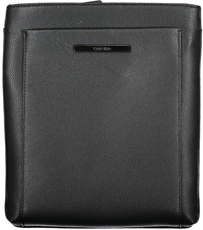 Calvin Klein Black Polyester Men's Shoulder Bag Zwart