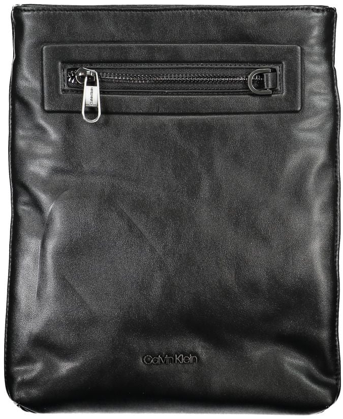 Calvin Klein Nero Polyester Men Shoulder Bag Zwart