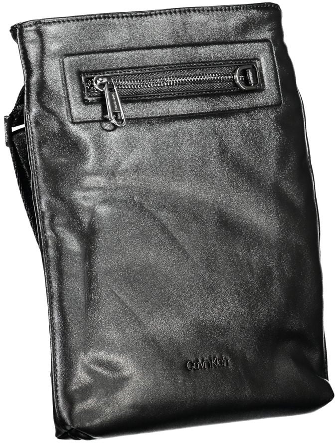 Calvin Klein Nero Polyester Men Shoulder Bag Zwart