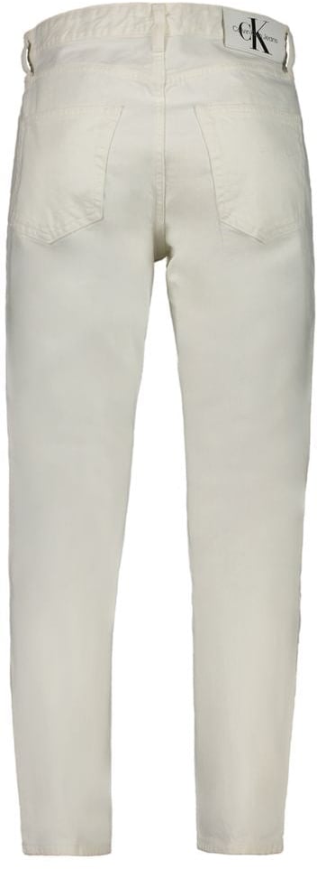 Calvin Klein White Cotton Men Jeans Wit