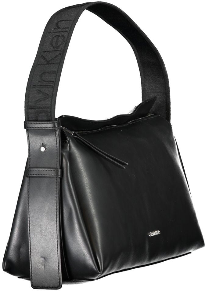 Calvin Klein Calvin Klein Black Polyester Women Handbag Zwart