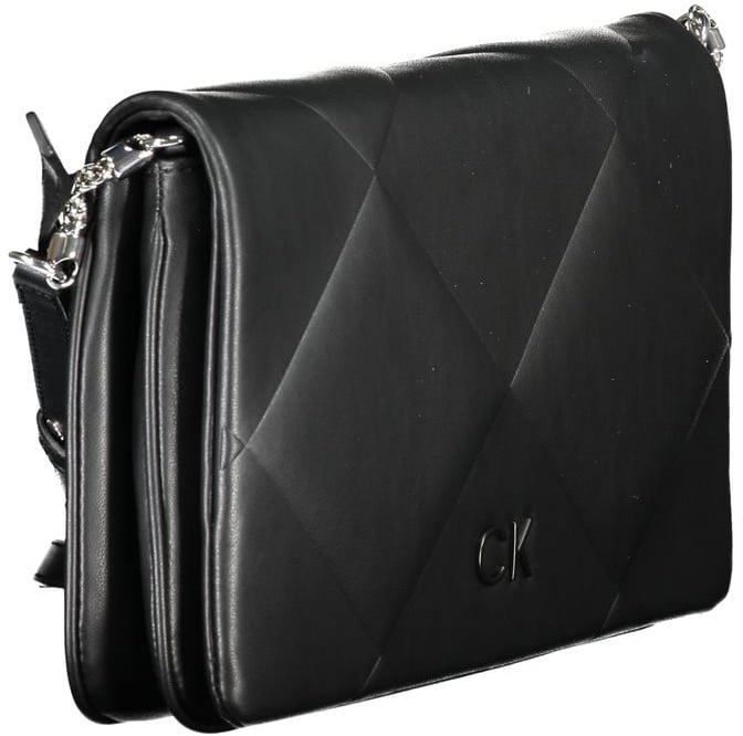 Calvin Klein Black Polyurethane Women Handbag Zwart