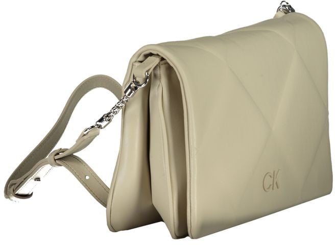 Calvin Klein Calvin Klein Black Polyester Men Backpack Beige