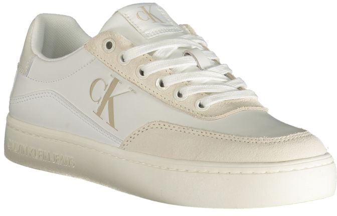 Calvin Klein Bianco Polyurethane Women Sneaker Wit