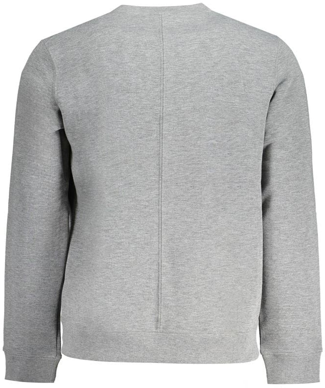Calvin Klein Grigio Polyester Men Sweatshirt Bruin