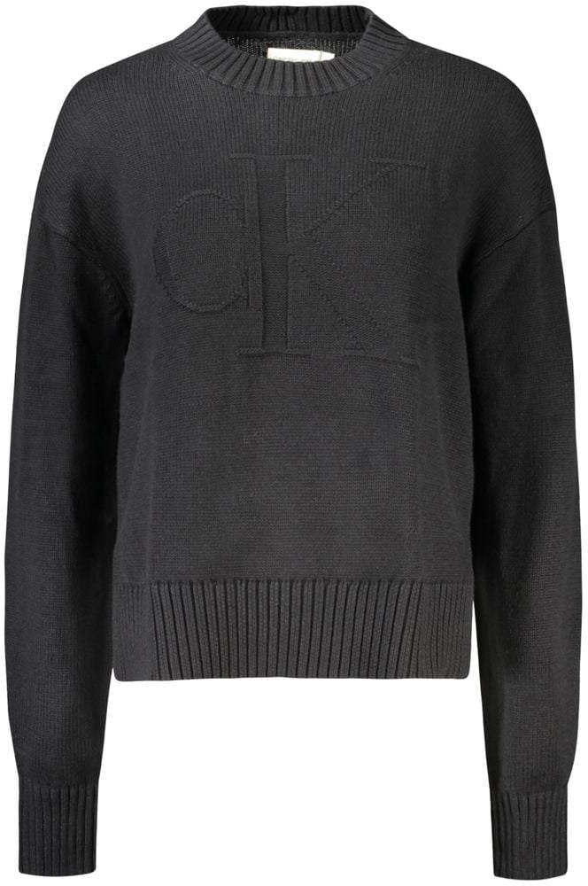 Calvin Klein Calvin Klein Black Cotton Women Sweater Zwart