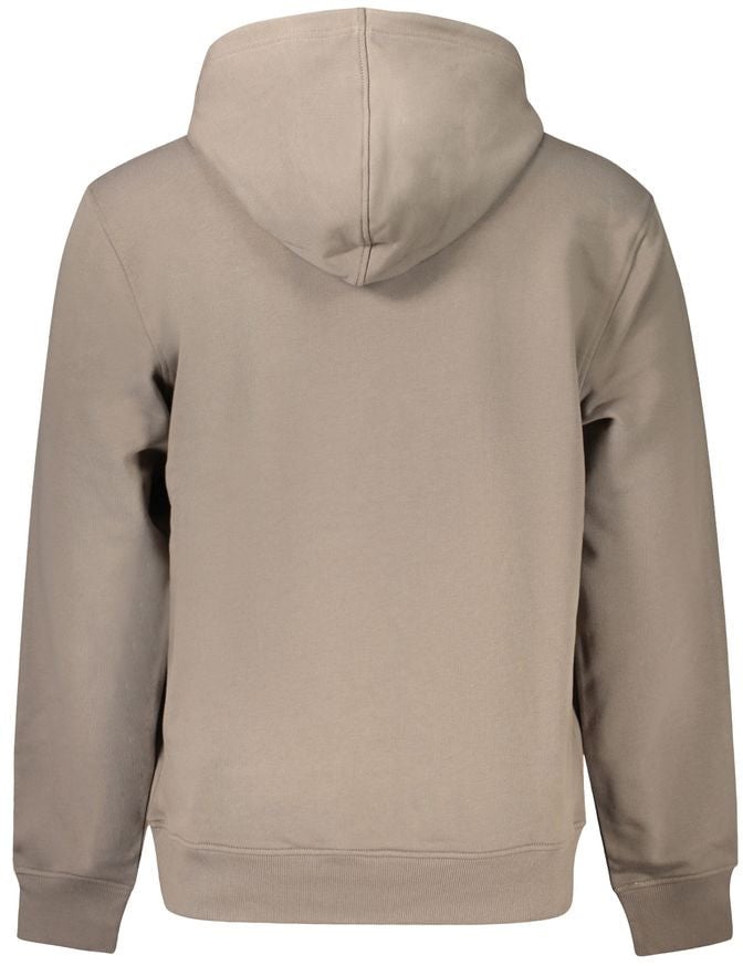 Calvin Klein Marrone Cotton Men's Hoodie Bruin