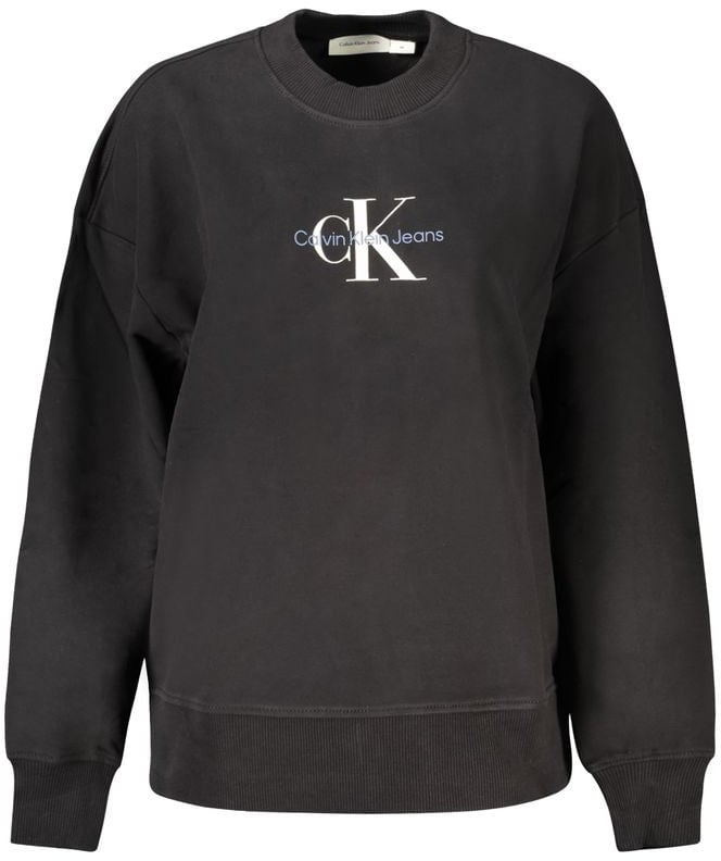 Calvin Klein Black Cotton Women Sweater Zwart