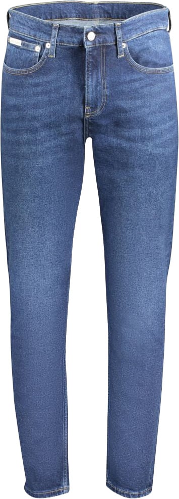 Calvin Klein Blu Cotton Men Jeans Rood