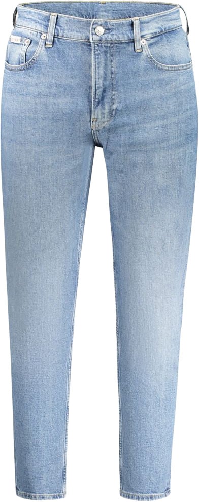 Calvin Klein Blue Cotton Men's Jeans Blauw