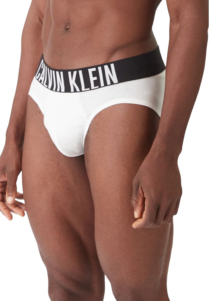 Calvin Klein Underwear Blue Cotton Briefs Blauw