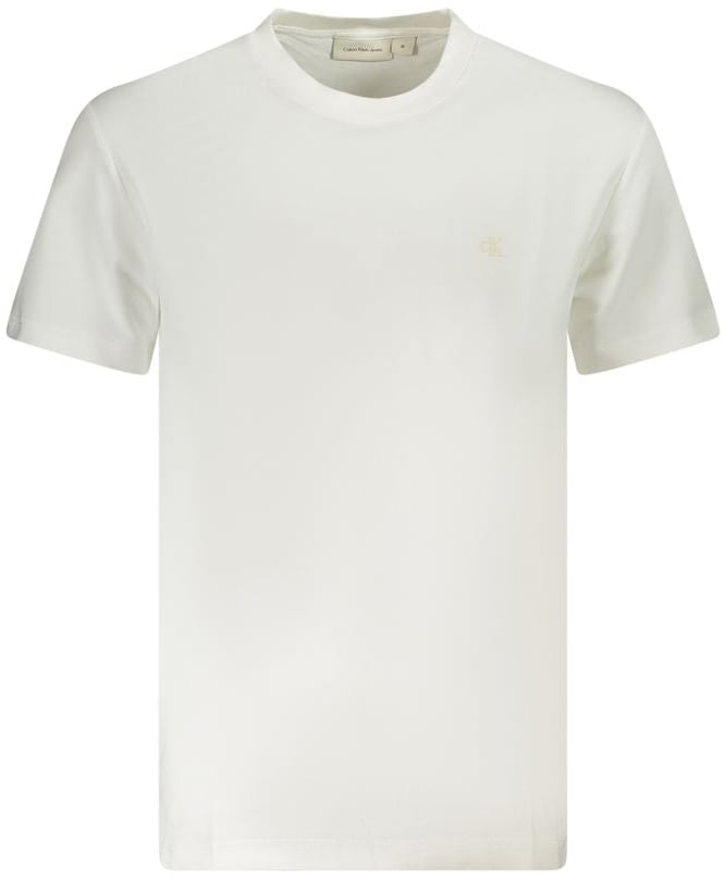 Calvin Klein Calvin Klein Bianco Cotton Men T-Shirt Wit