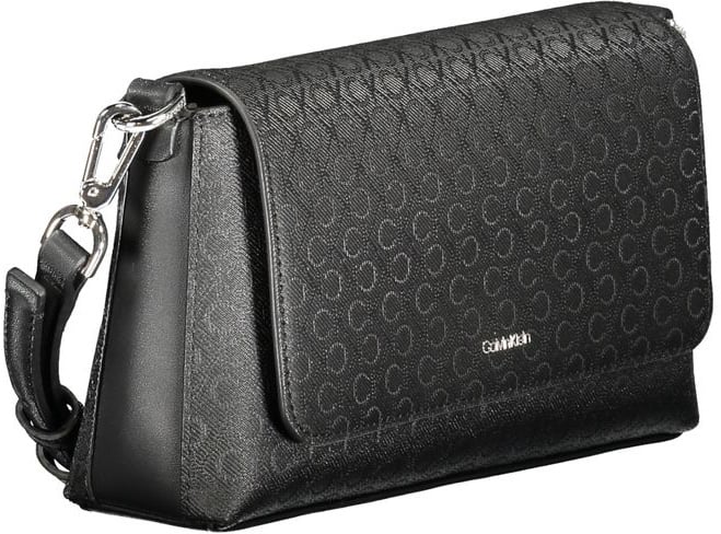Calvin Klein Calvin Klein Black Polyester Women's Shoulder Bag Zwart