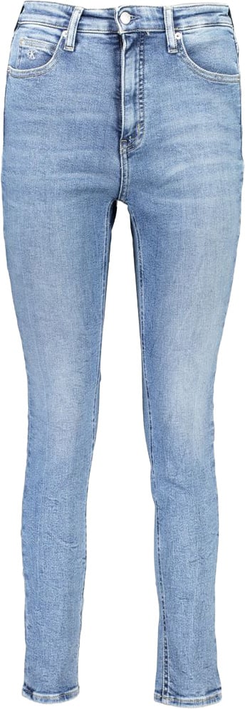 Calvin Klein Azzurro Cotton Women's Skinny Jean Blauw