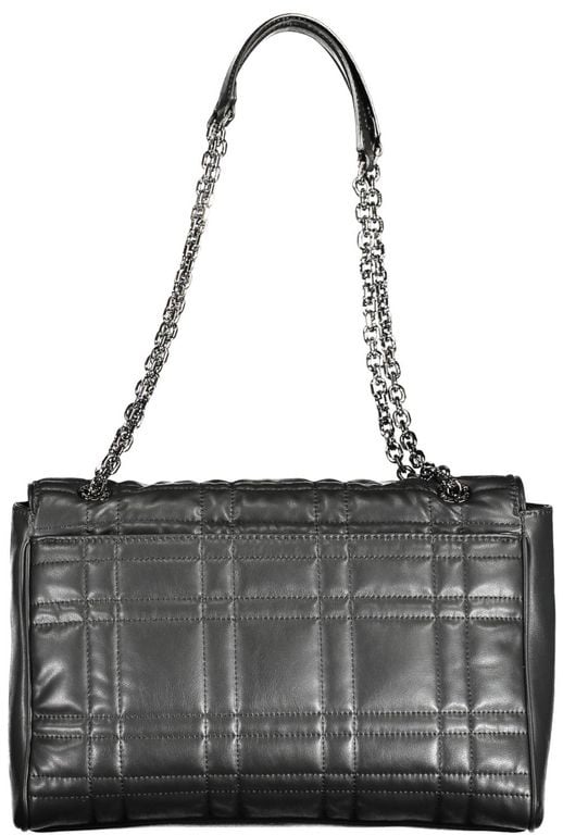 Calvin Klein Nero Polyester Womens Handbag Zwart