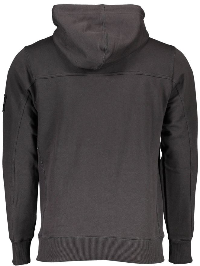 Calvin Klein Calvin Klein Black Cotton Men Sweatshirt Zwart